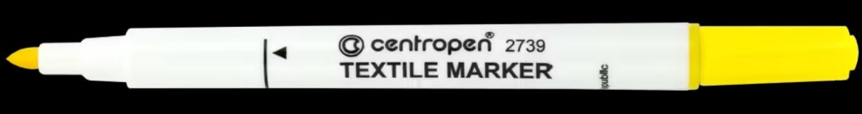 Popisova Centropen 2739 na textil nevyprateln lut